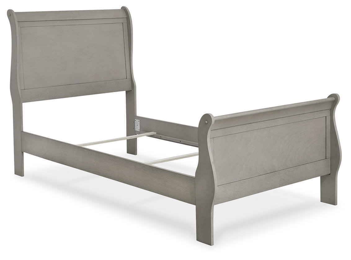 Ashley SM Kordasky Wood Sleigh Bed, Twin Size