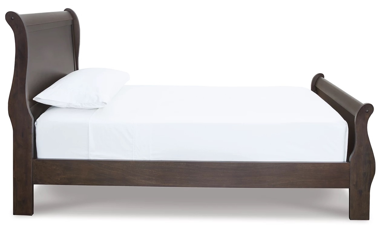 Leewarden Wood Sleigh Bed