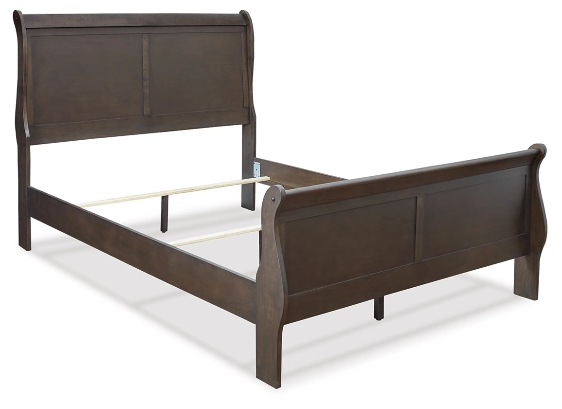 Leewarden Wood Sleigh Bed