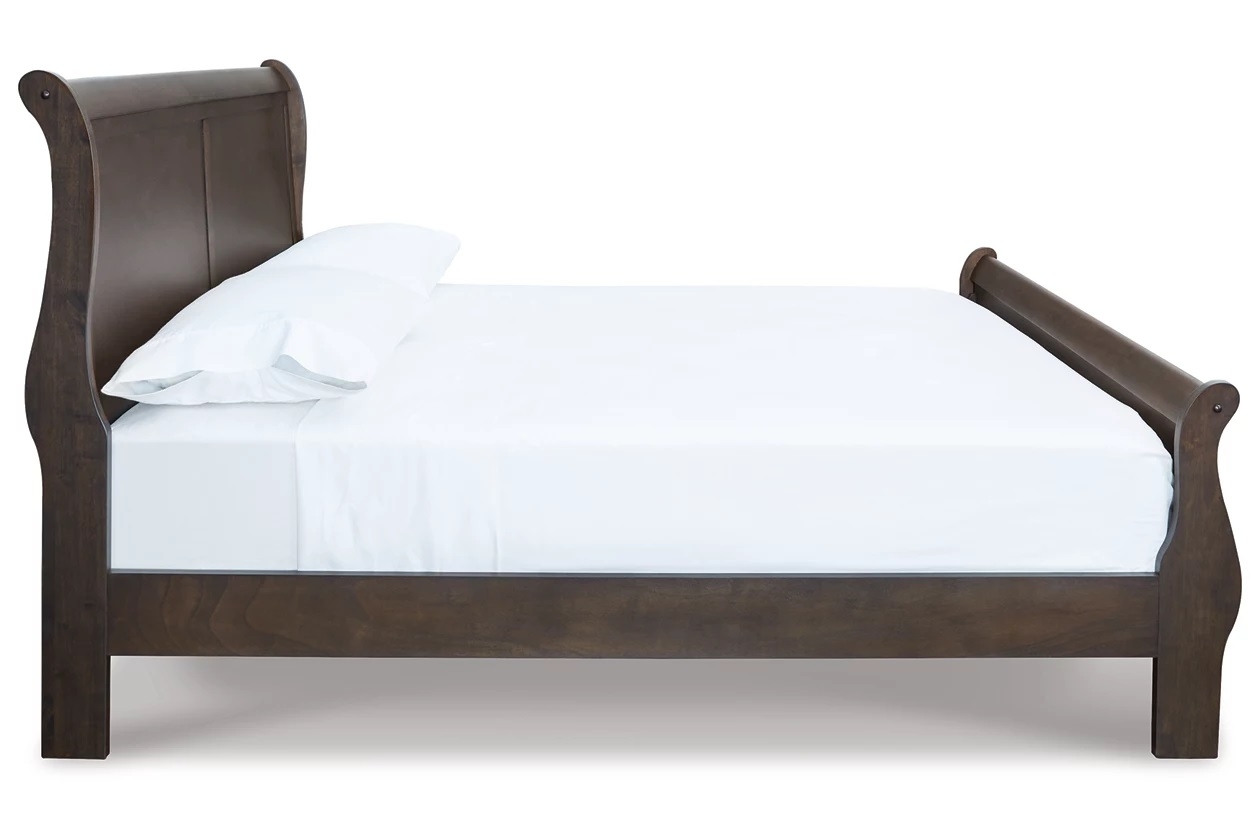 Leewarden Wood Sleigh Bed