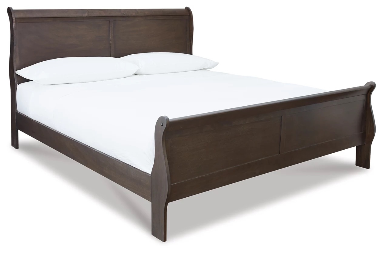 Leewarden Wood Sleigh Bed
