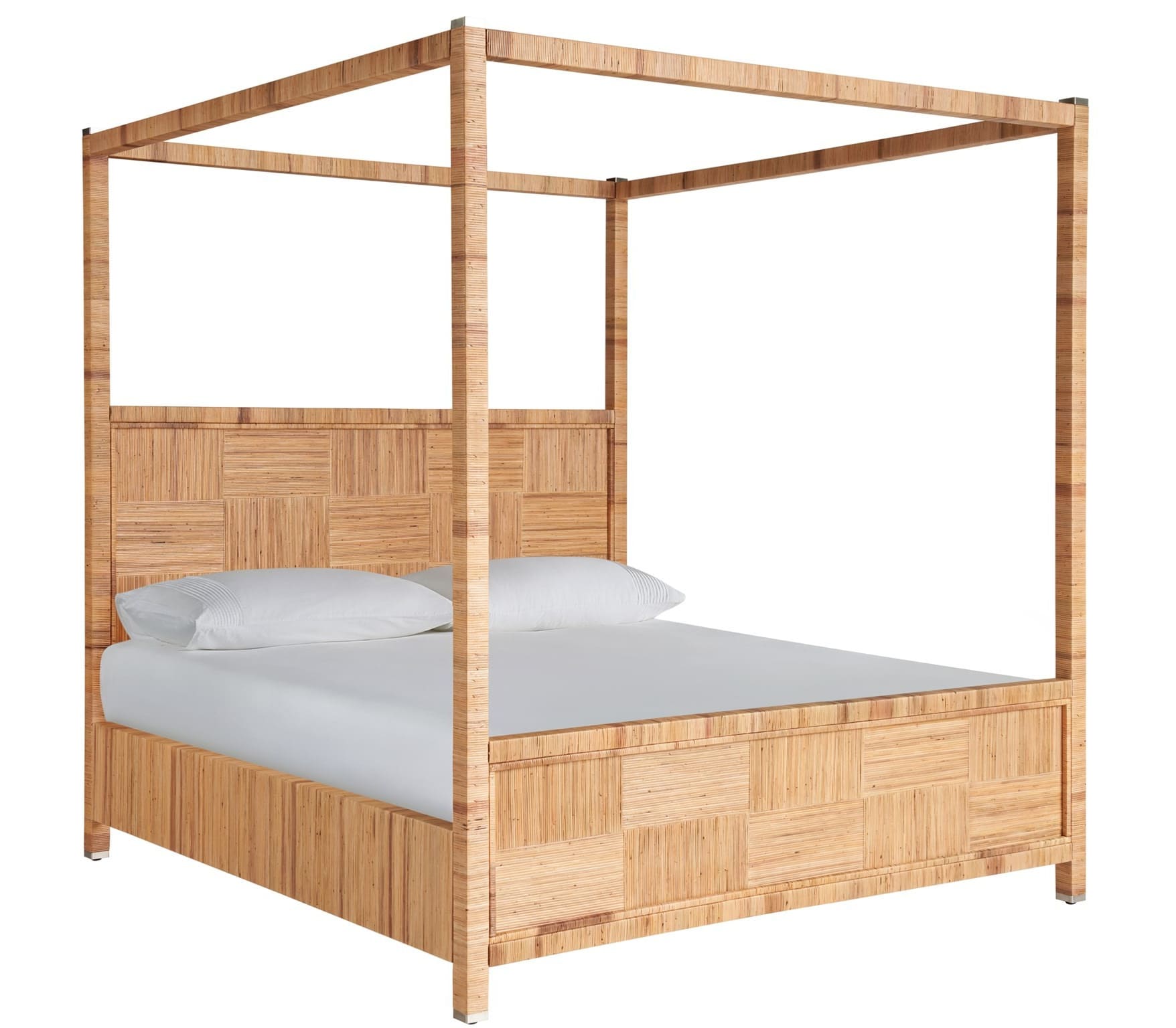 Queen Size Canopy Bed with Headboard