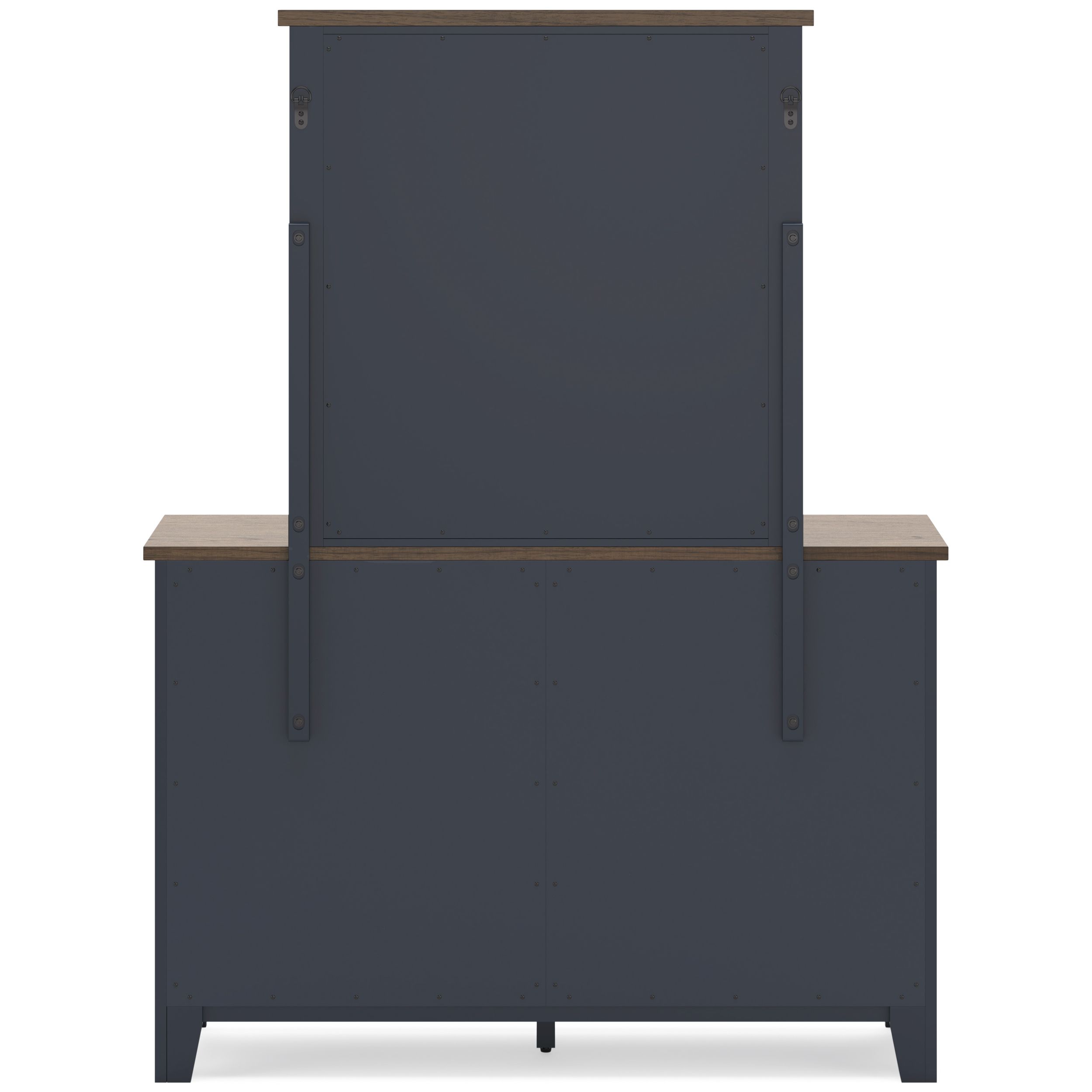 Landocken Wood/MDF Double Dresser w/6 Drawers