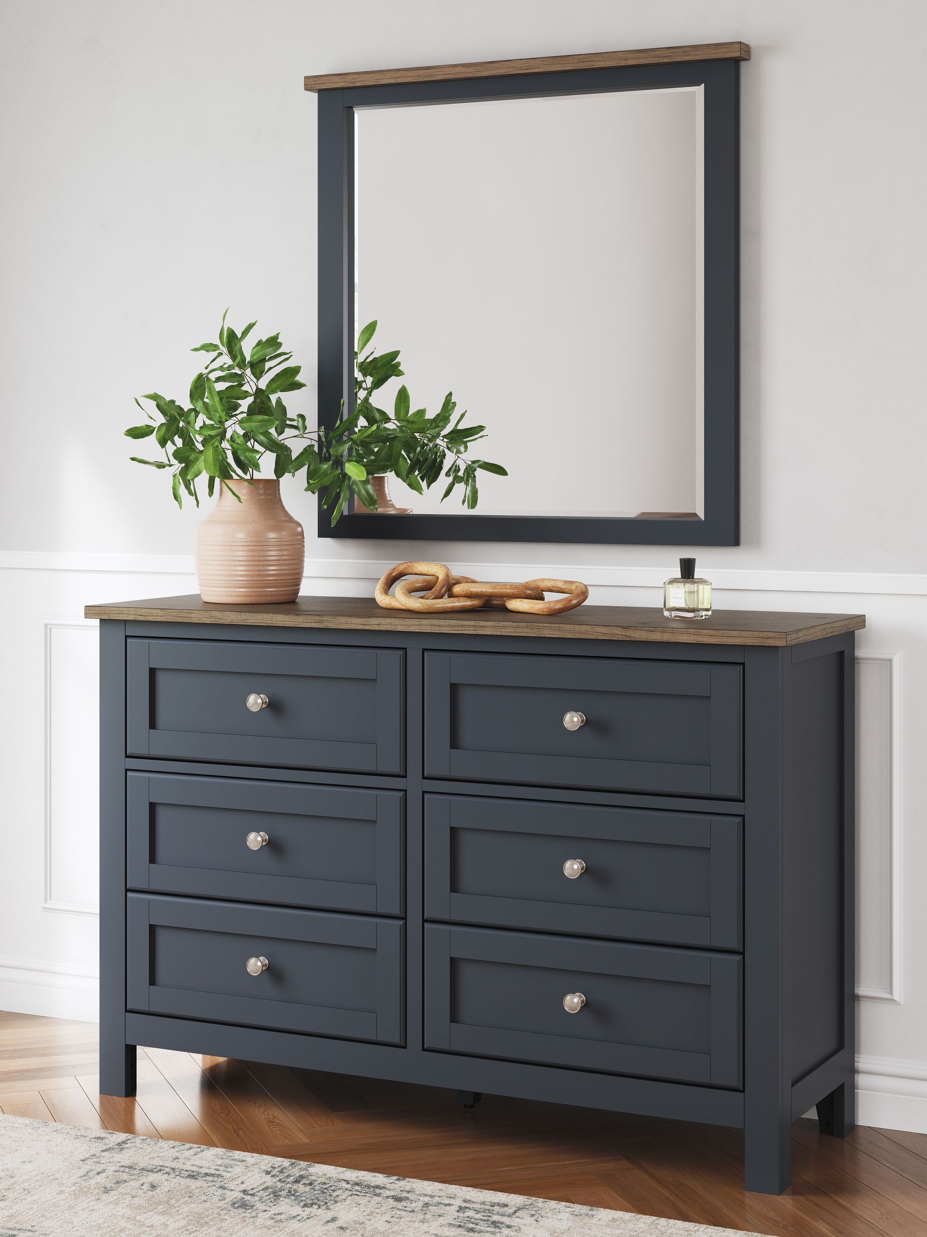 Landocken Wood/MDF Panel Bedroom Set