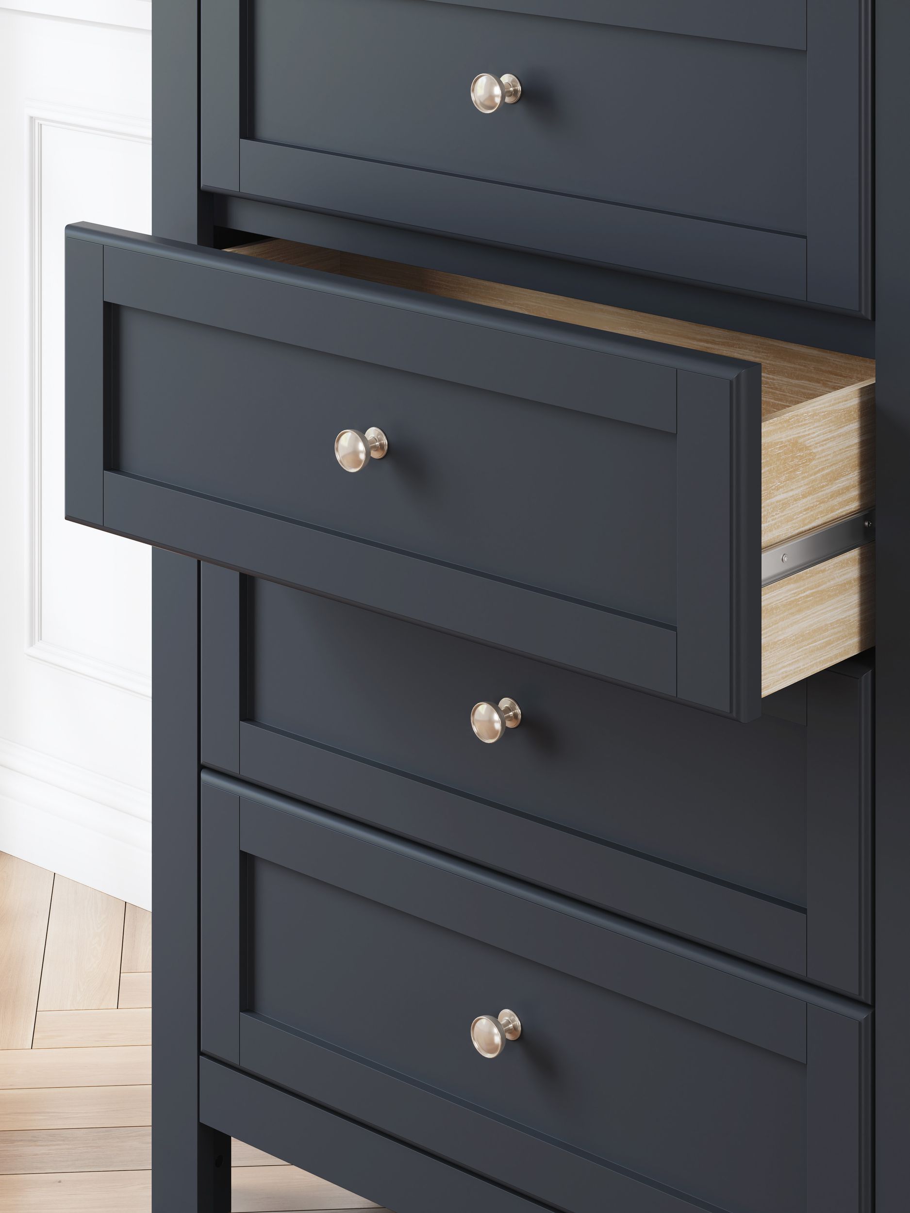 Landocken Wood/MDF Chest w/4 Drawers