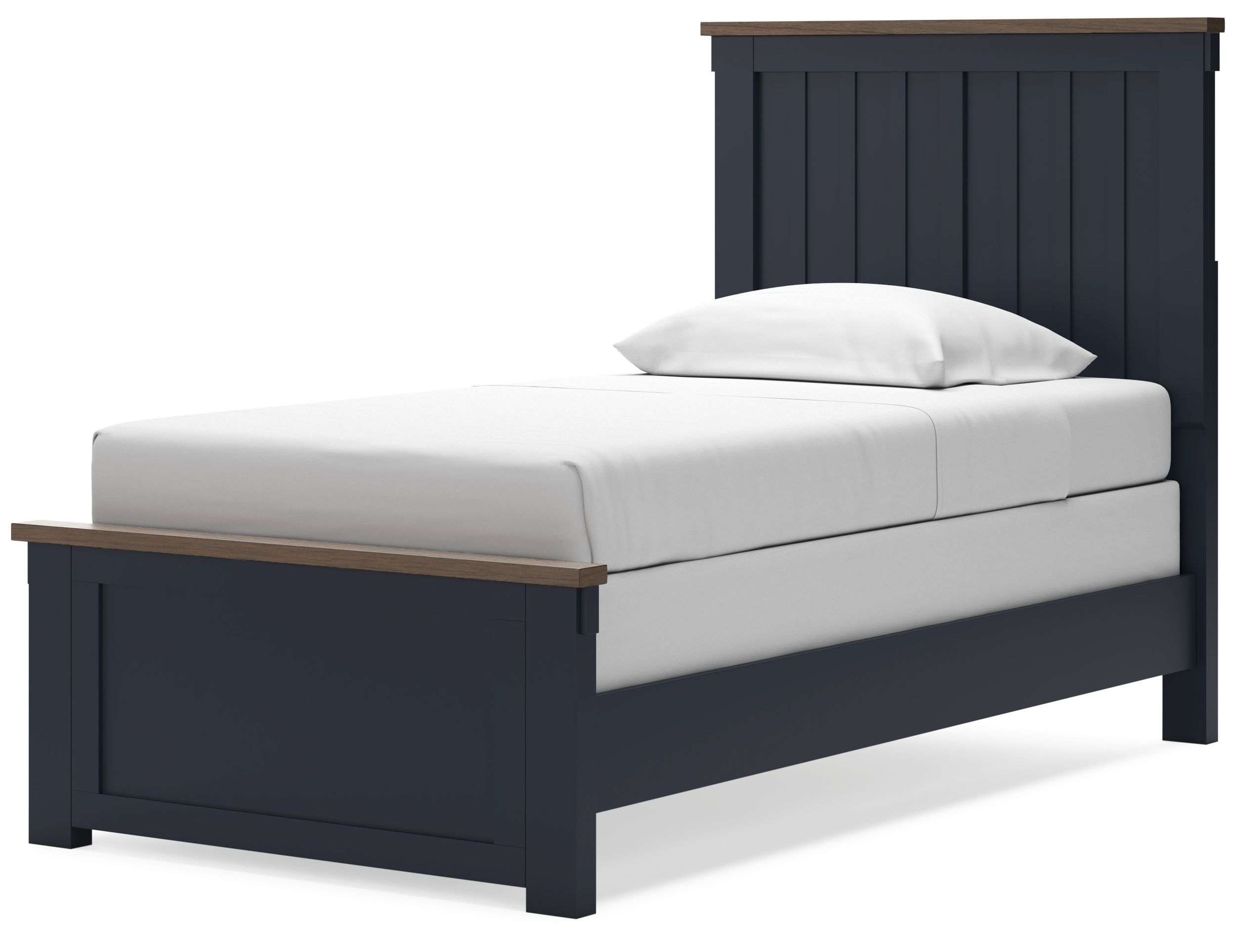 Landocken Wood/MDF Panel Bed