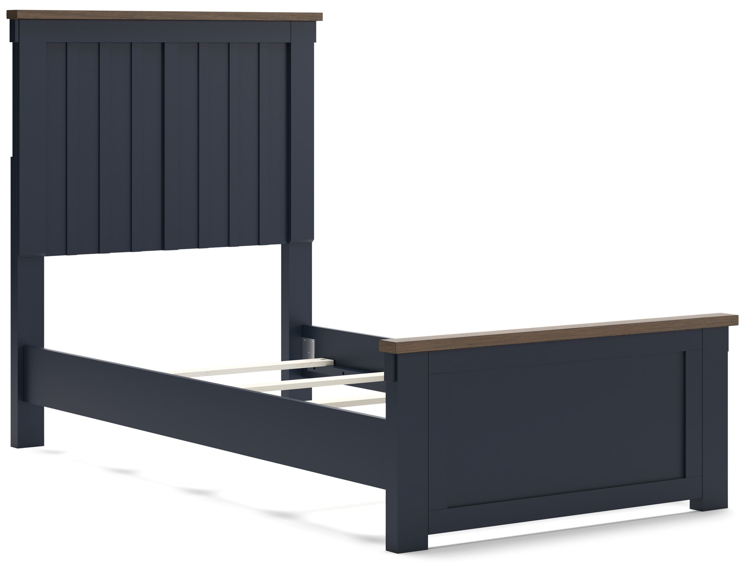 Landocken Wood/MDF Panel Bed