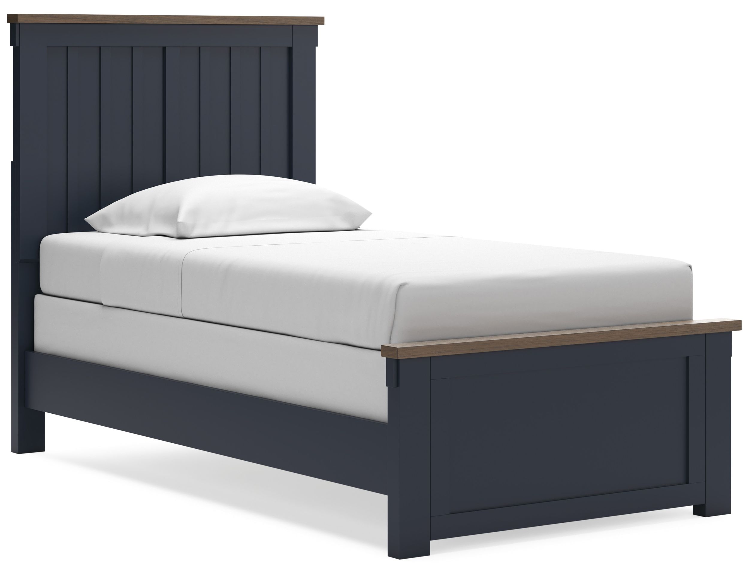 Landocken Wood/MDF Panel Bed