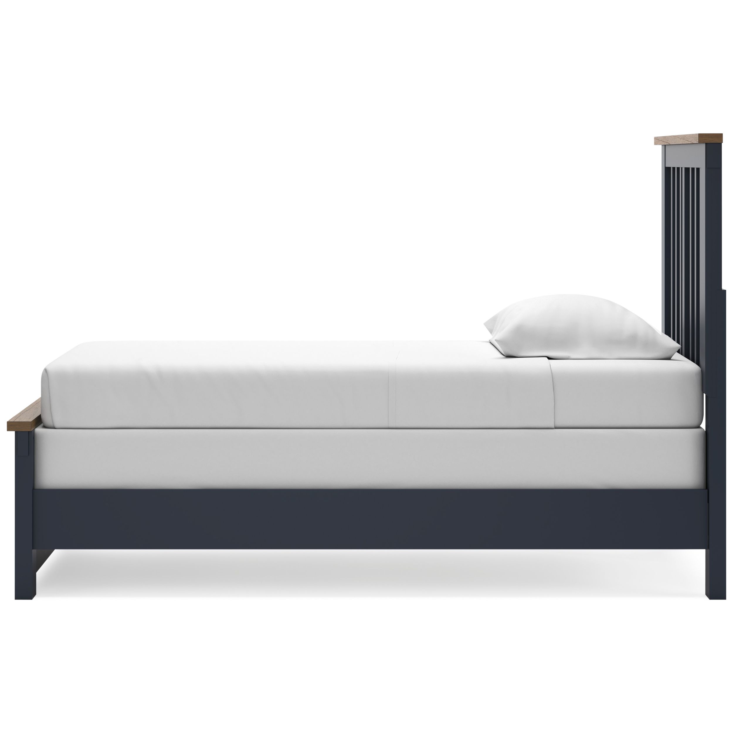 Landocken Wood/MDF Panel Bed