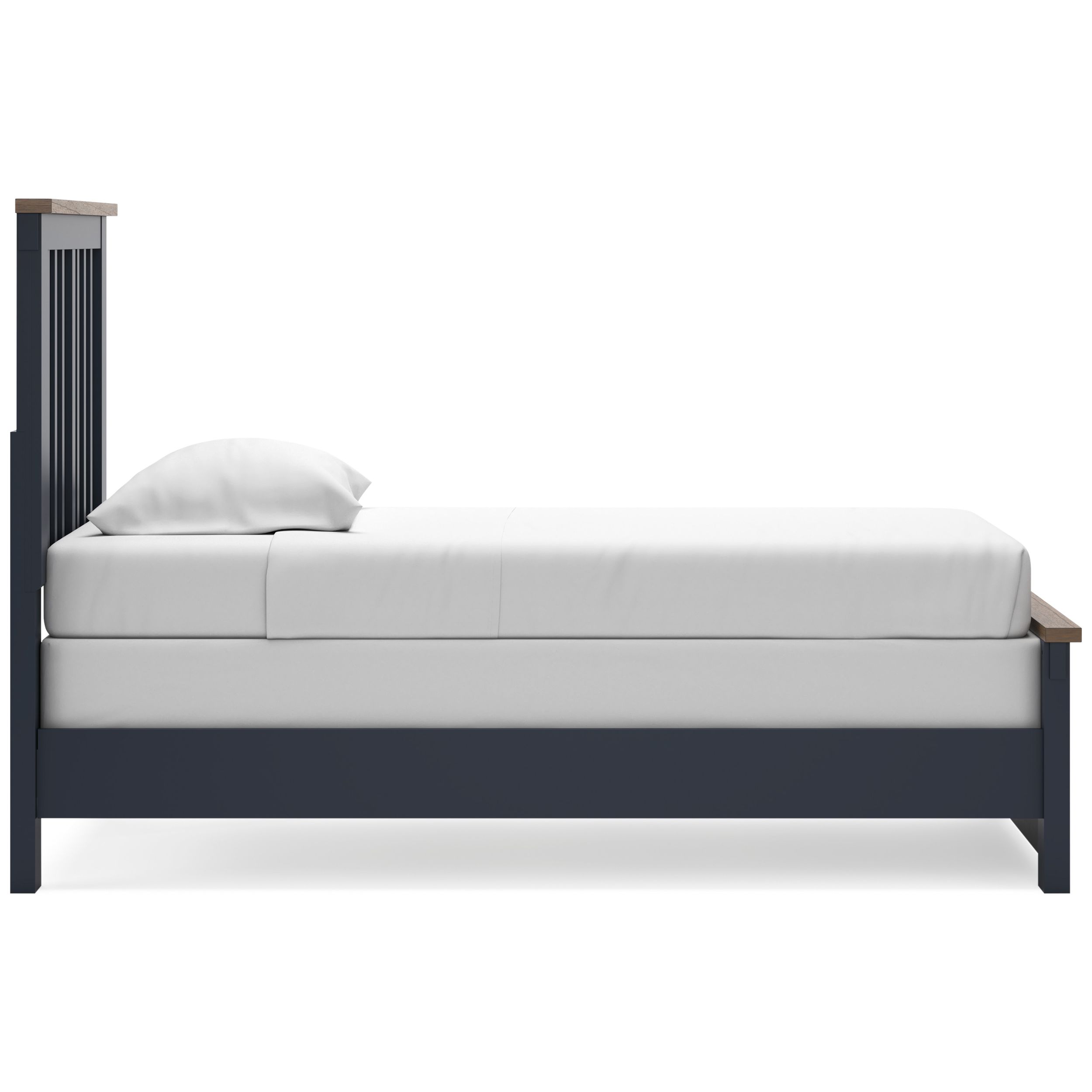 Landocken Wood/MDF Panel Bed