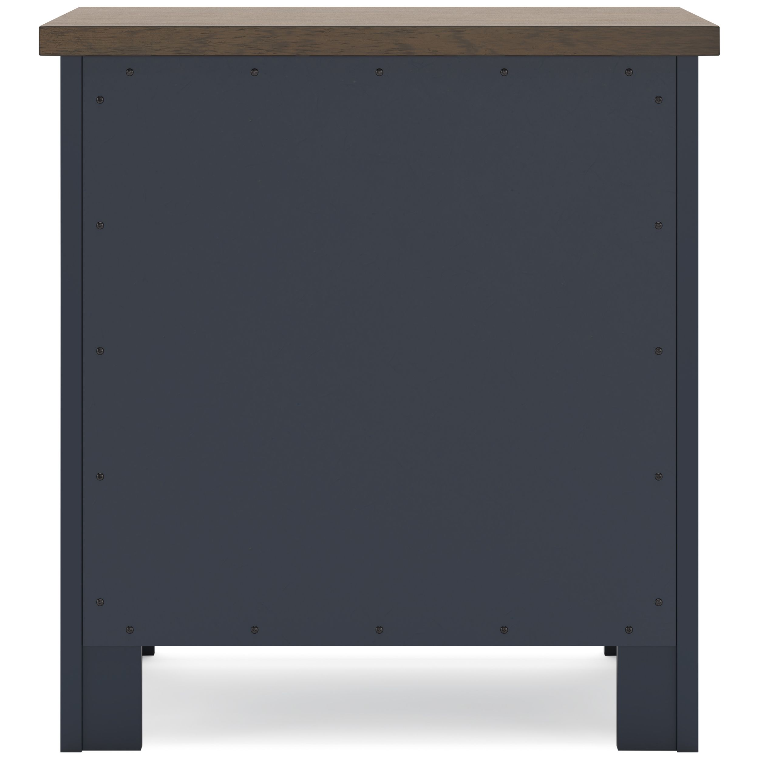 Landocken Wood/MDF Nightstand w/2 Drawers