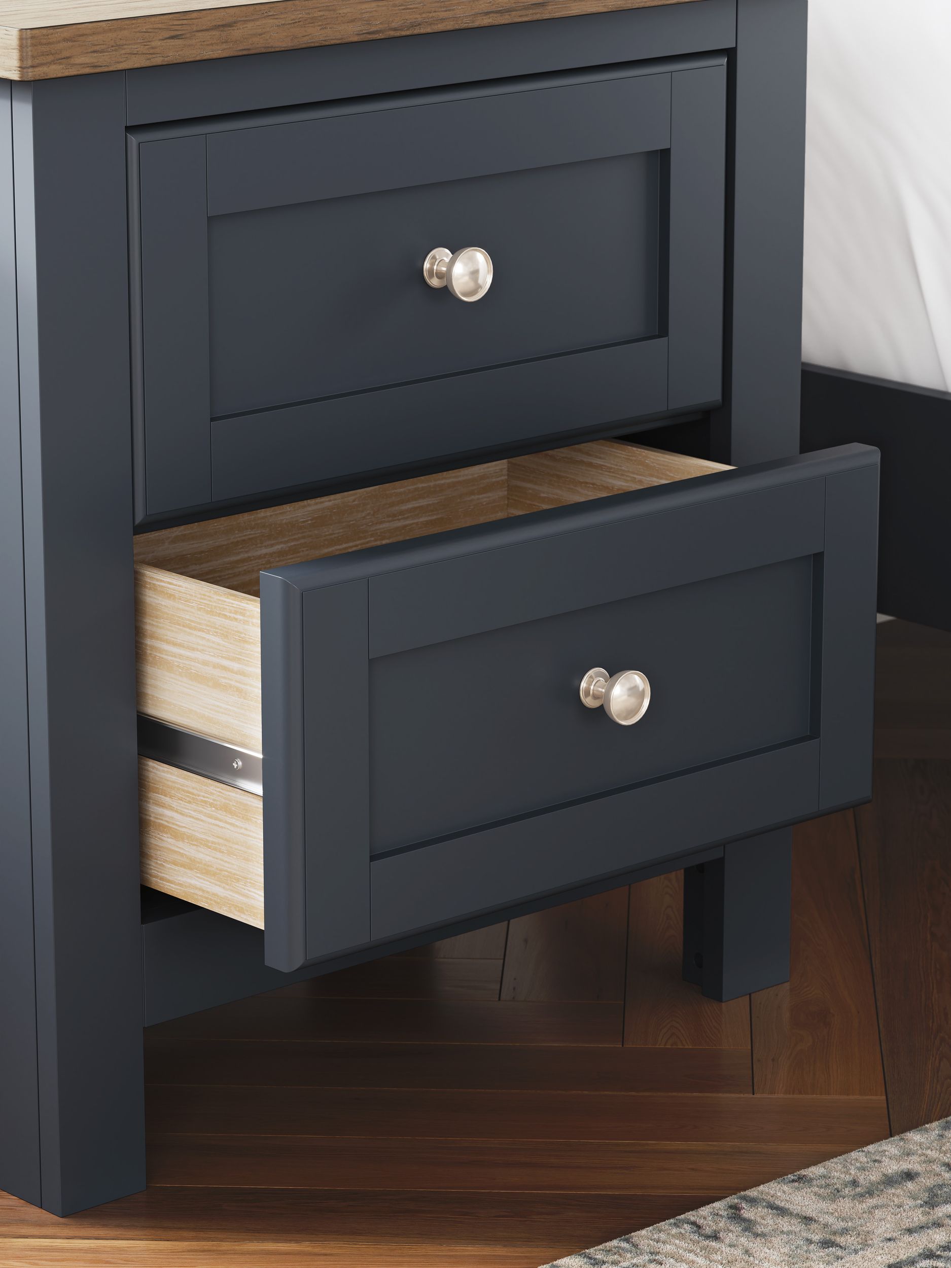 Landocken Wood/MDF Panel Bedroom Set