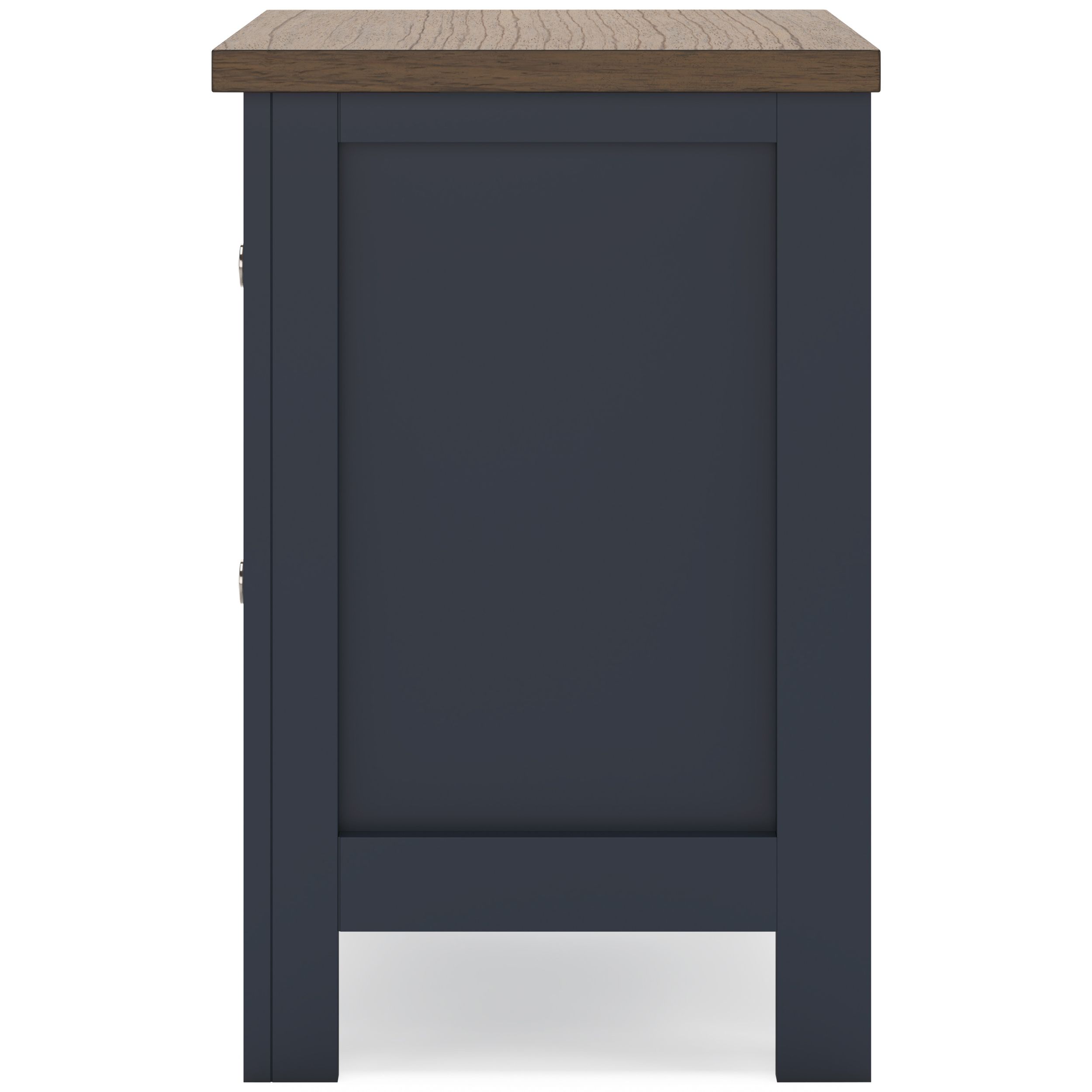 Landocken Wood/MDF Nightstand w/2 Drawers