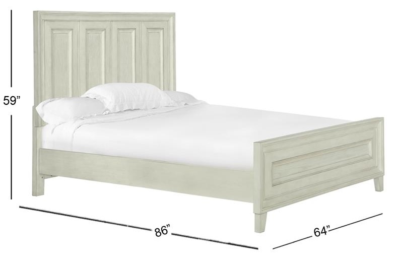 SM Raelynn Wood Panel Bed, Queen Size