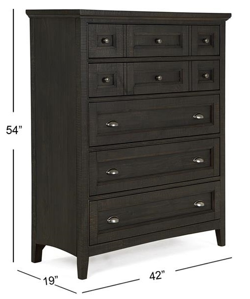 SM Westley Falls Wood Chest w/5 Drawers