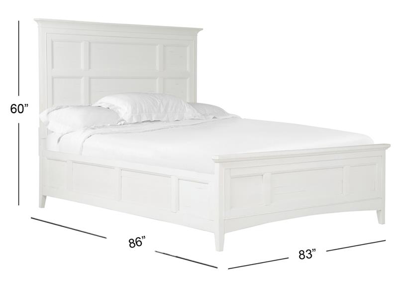 SM Heron Cove Wood Panel Bed, King Size