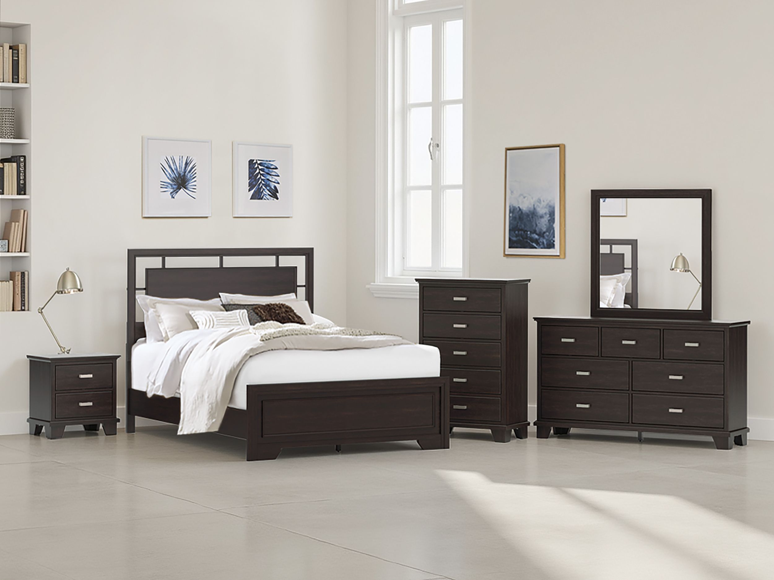 Covetown Wood Panel Bedroom Set