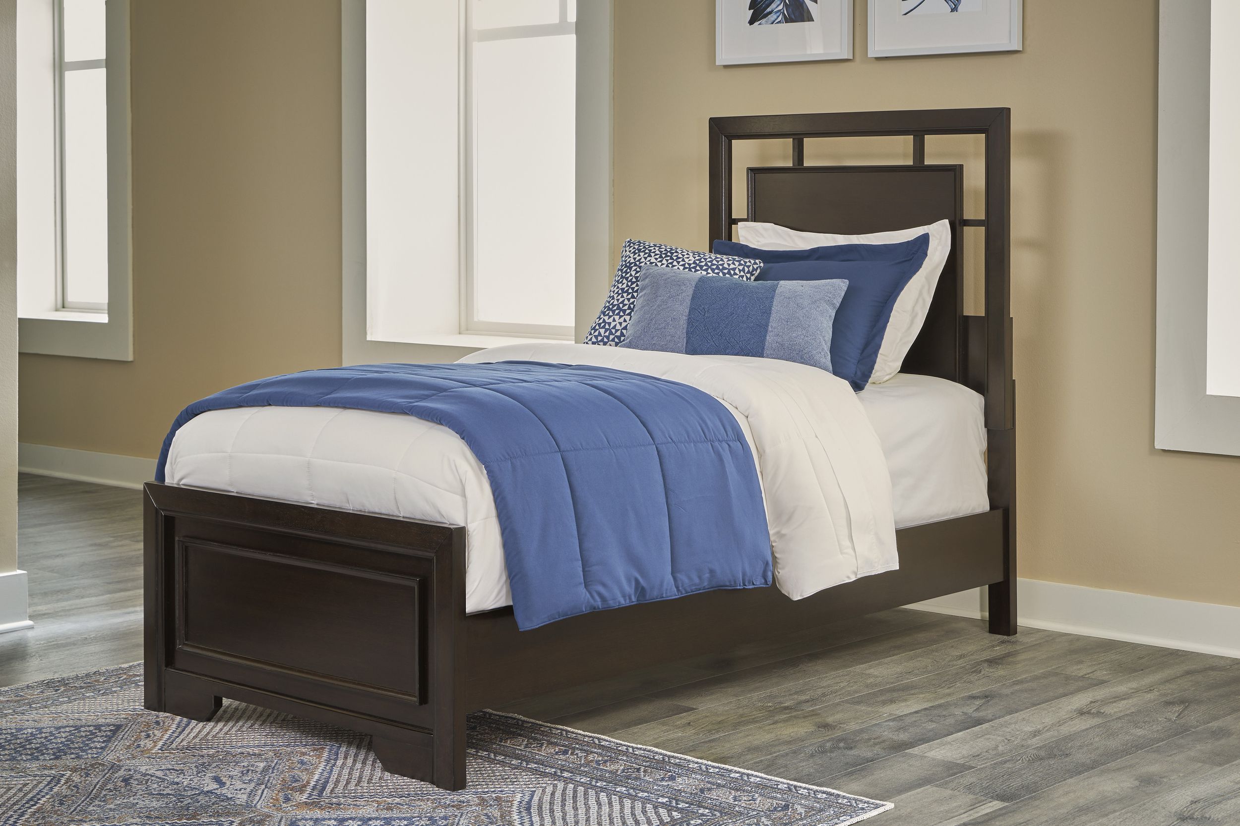 Covetown Wood Panel Bed