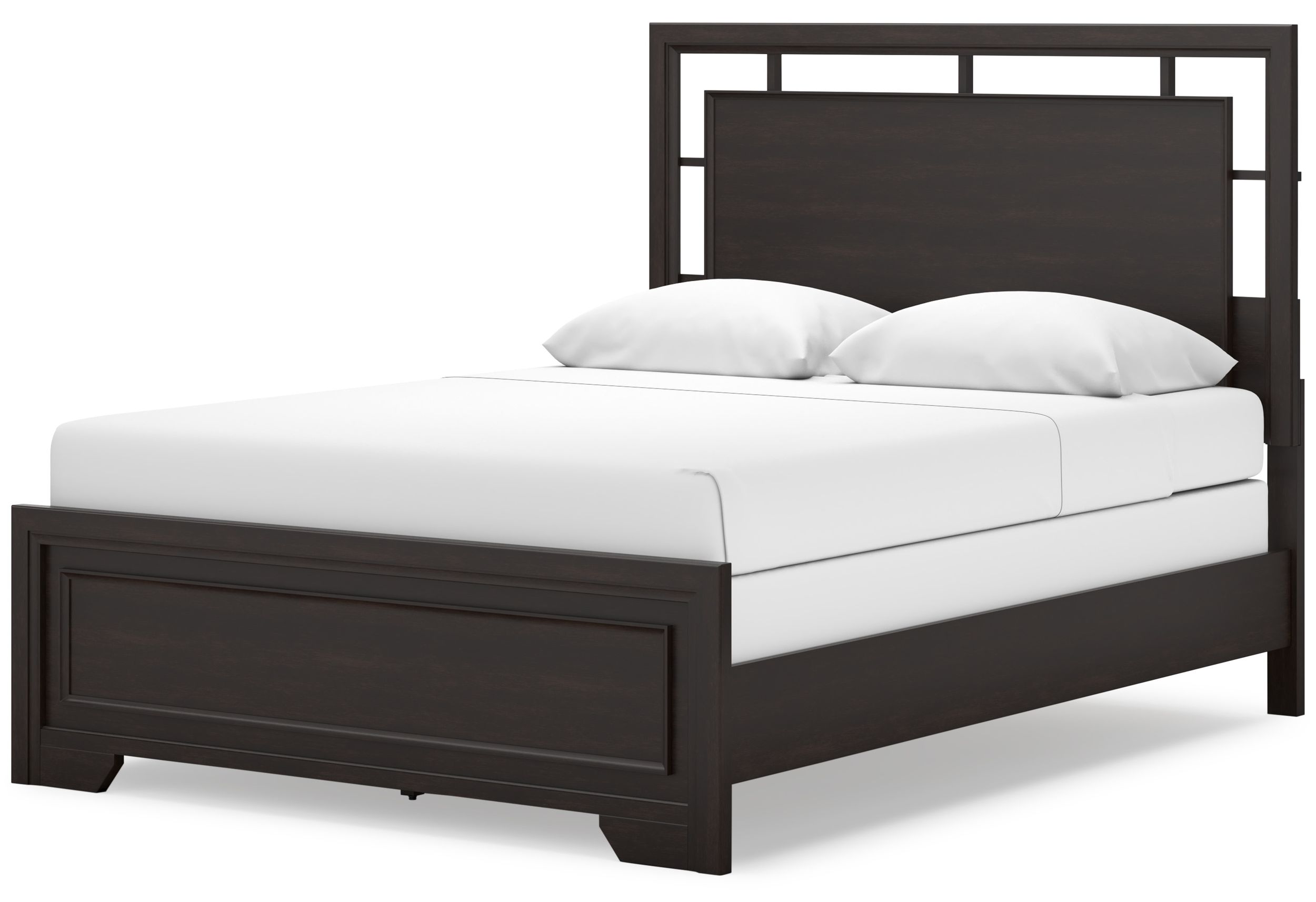 Covetown Wood Panel Bed, Queen Size
