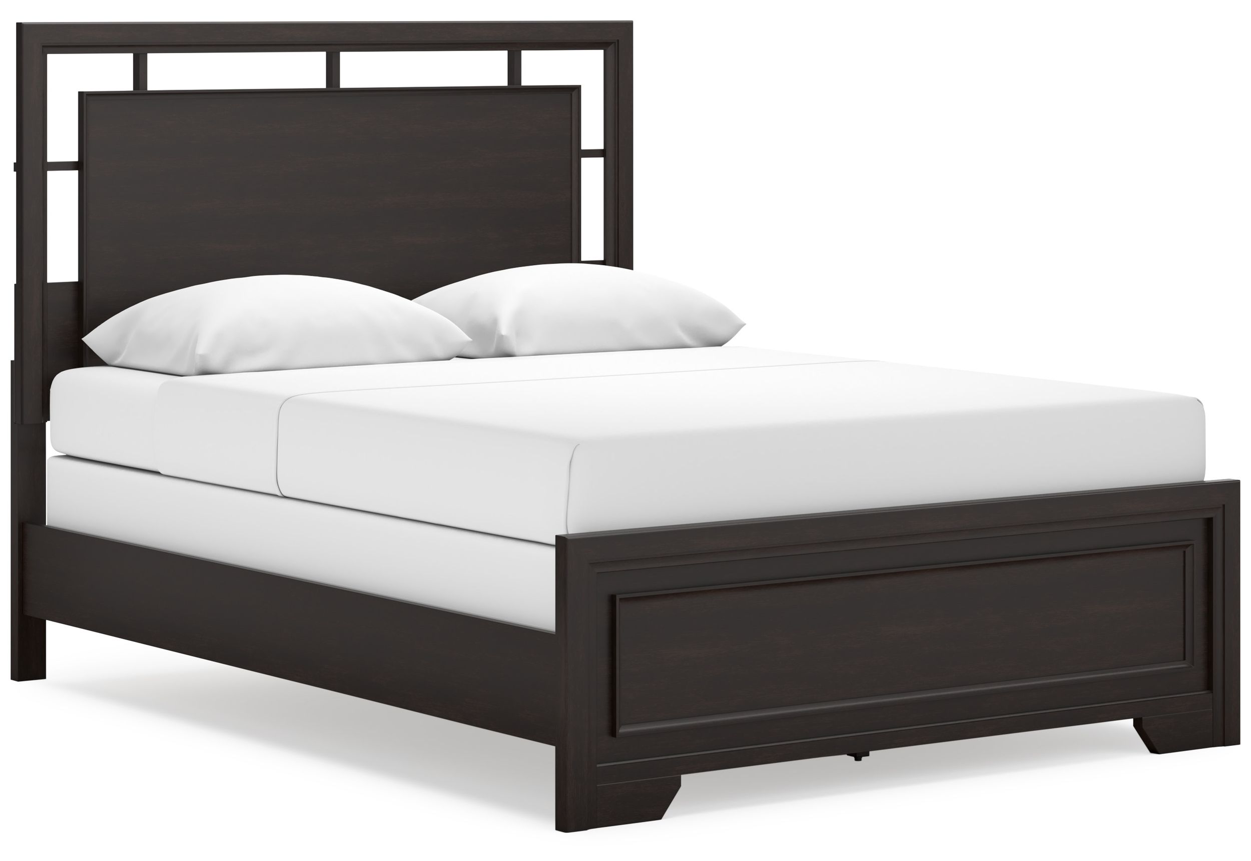 Covetown Wood Panel Bed, Queen Size
