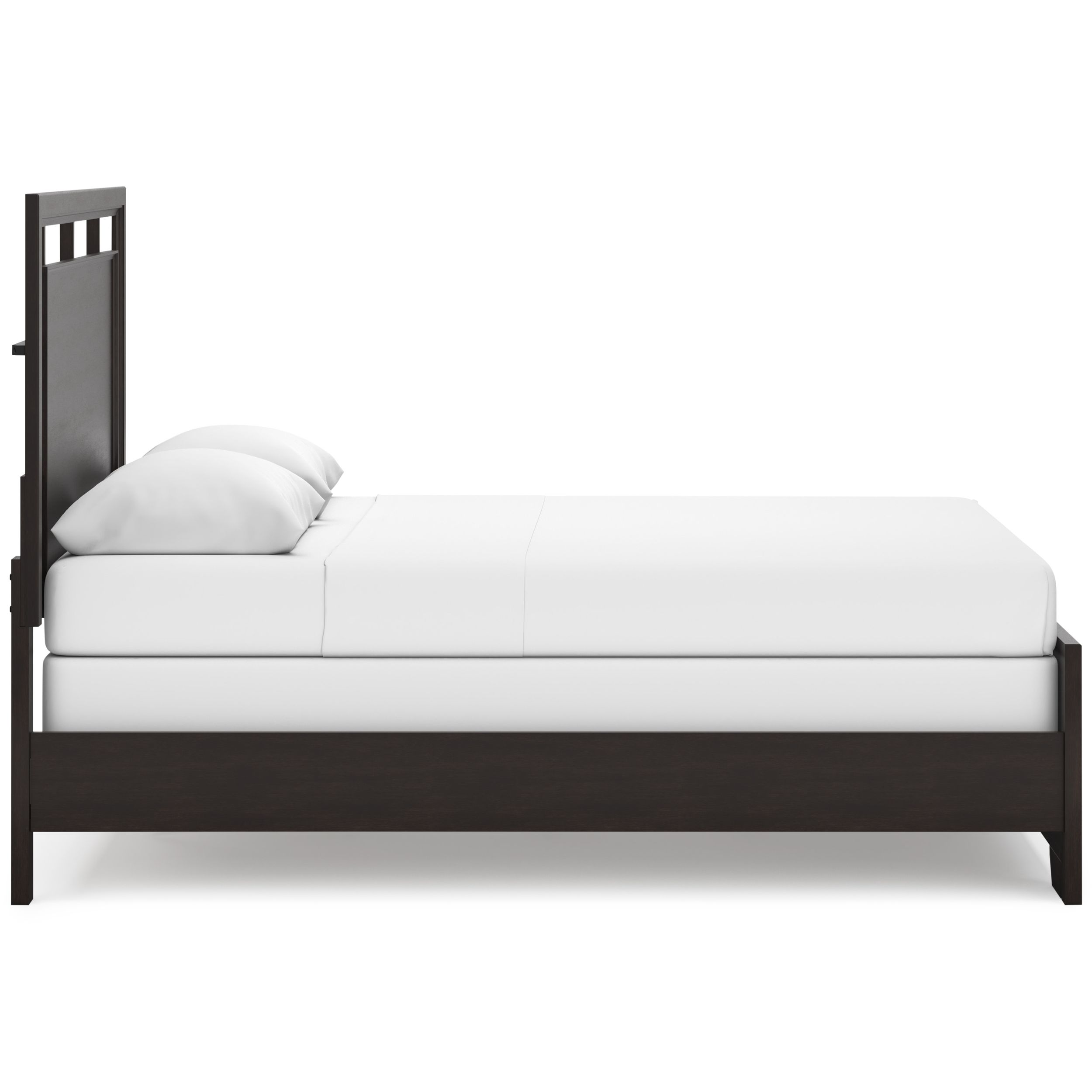 Covetown Wood Panel Bed, Queen Size