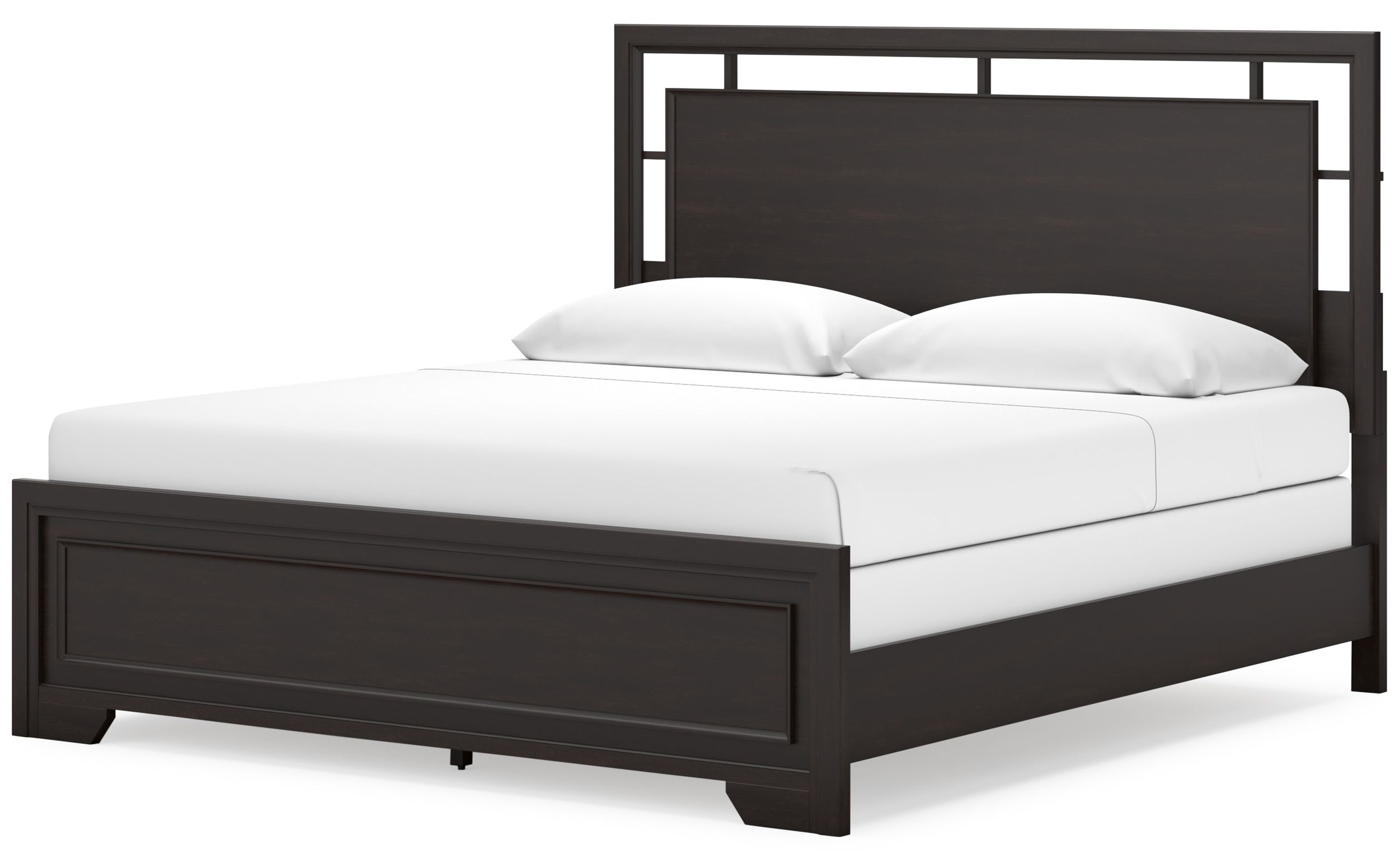 Covetown Wood Panel Bed, California King Size