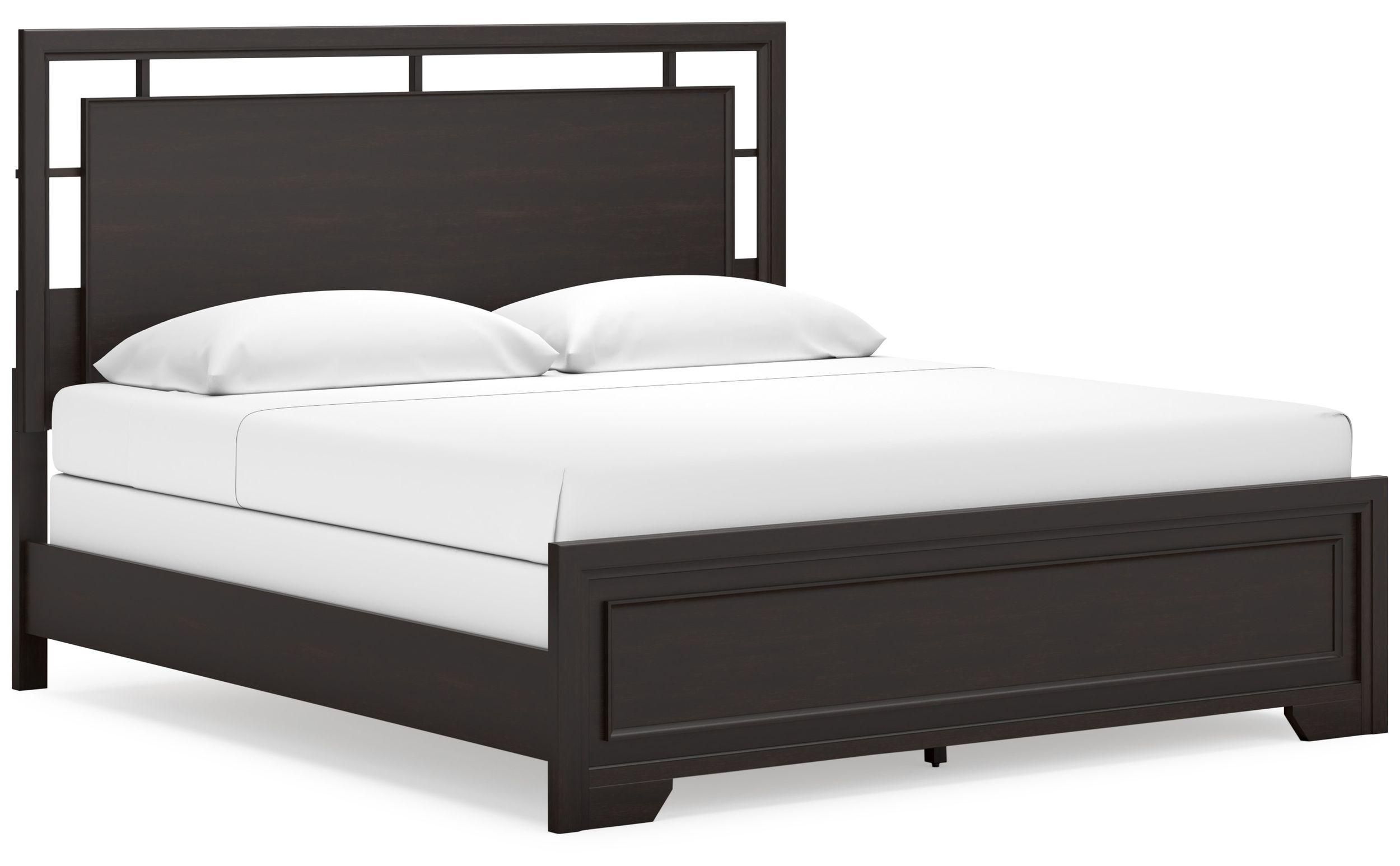 Covetown Wood Panel Bed, California King Size
