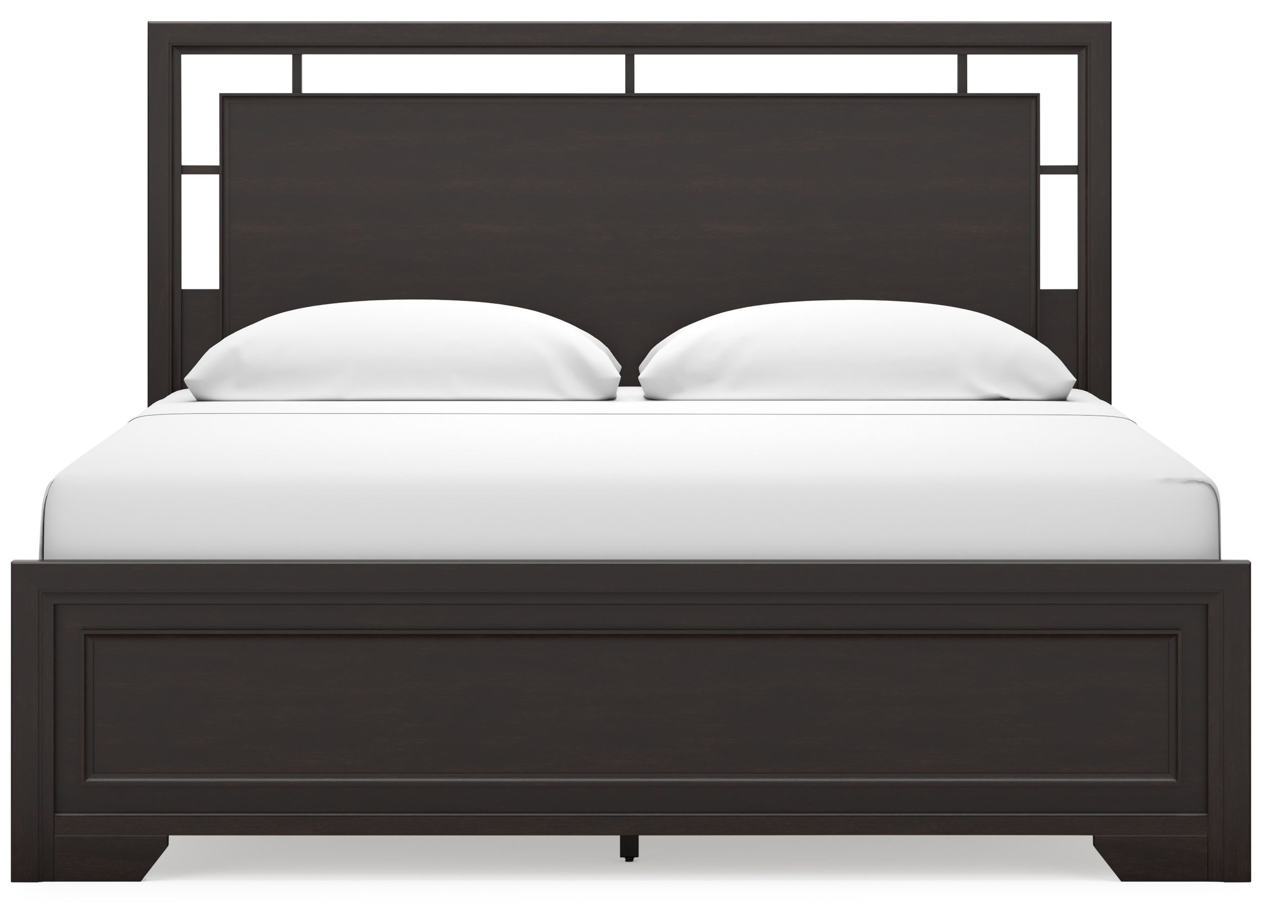 Covetown Wood Panel Bed, California King Size