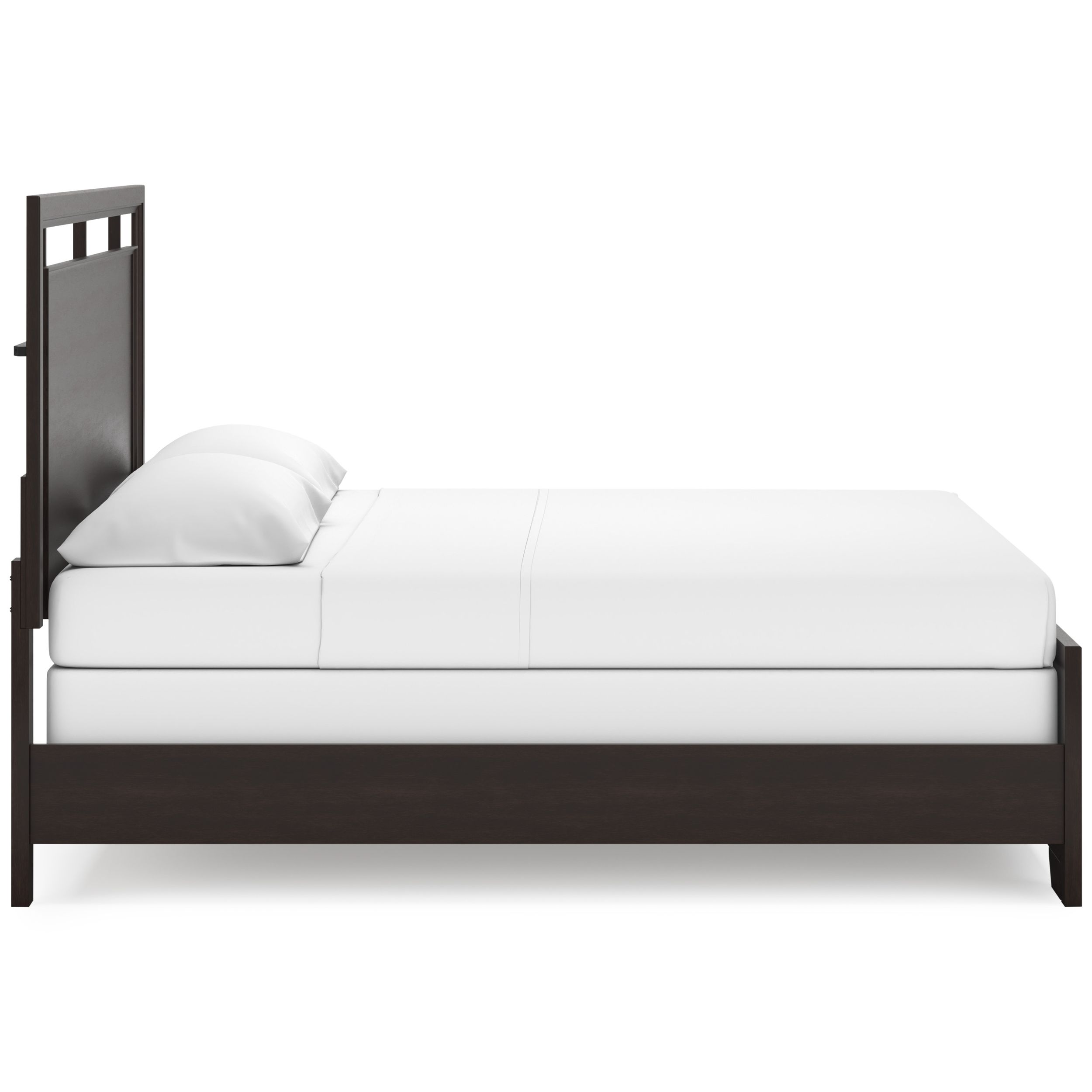 Covetown Wood Panel Bed, California King Size
