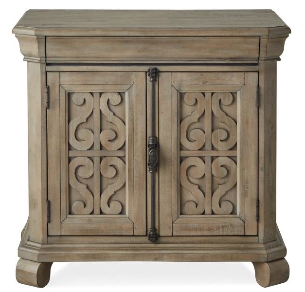 SM Tinley Park Wood Bachelors Chest w/2 Doors & Drawer