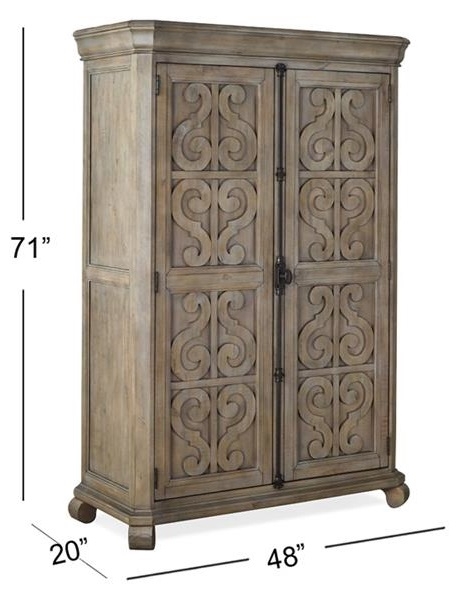SM Tinley Park Wood Chest w/2 Doors