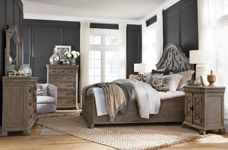 SM Tinley Park Wood Panel Bedroom Set