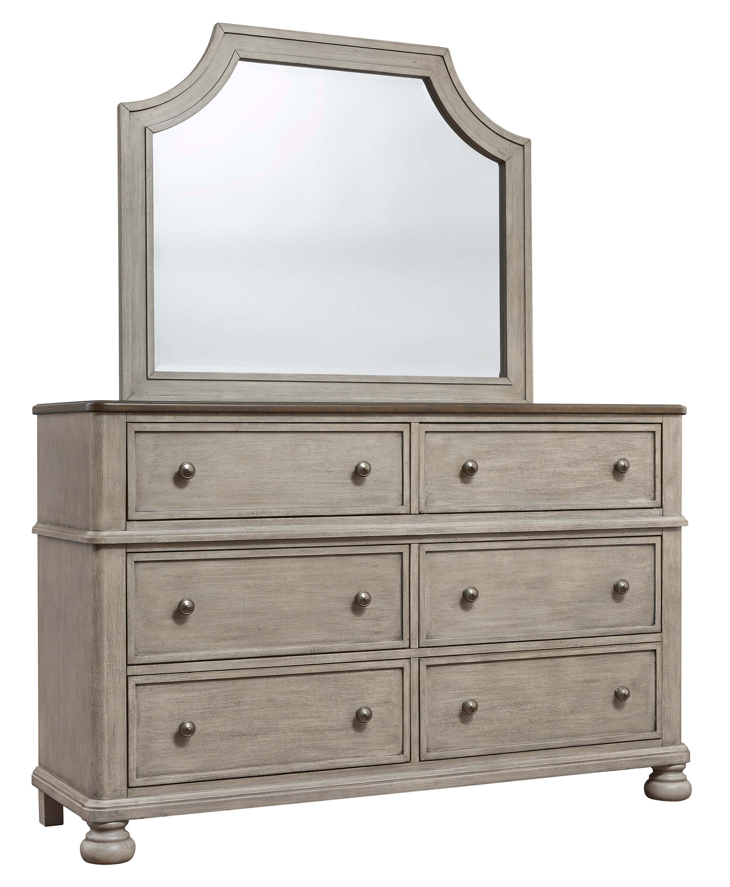 Ashley SM Falkhurst Wood 6-Drawer Dresser
