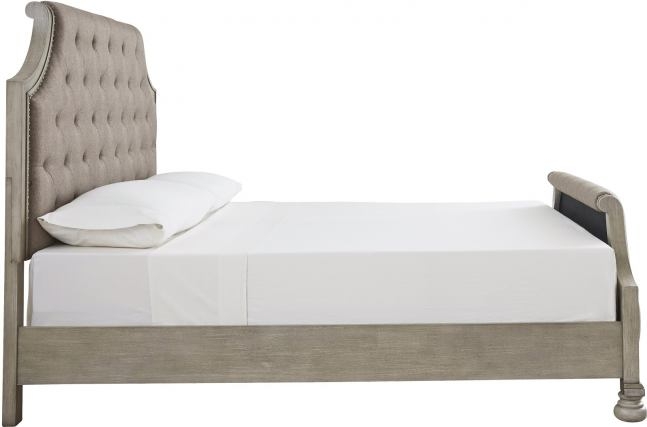 Ashley SM Falkhurst Fabric Upholstered Panel Bedroom Set
