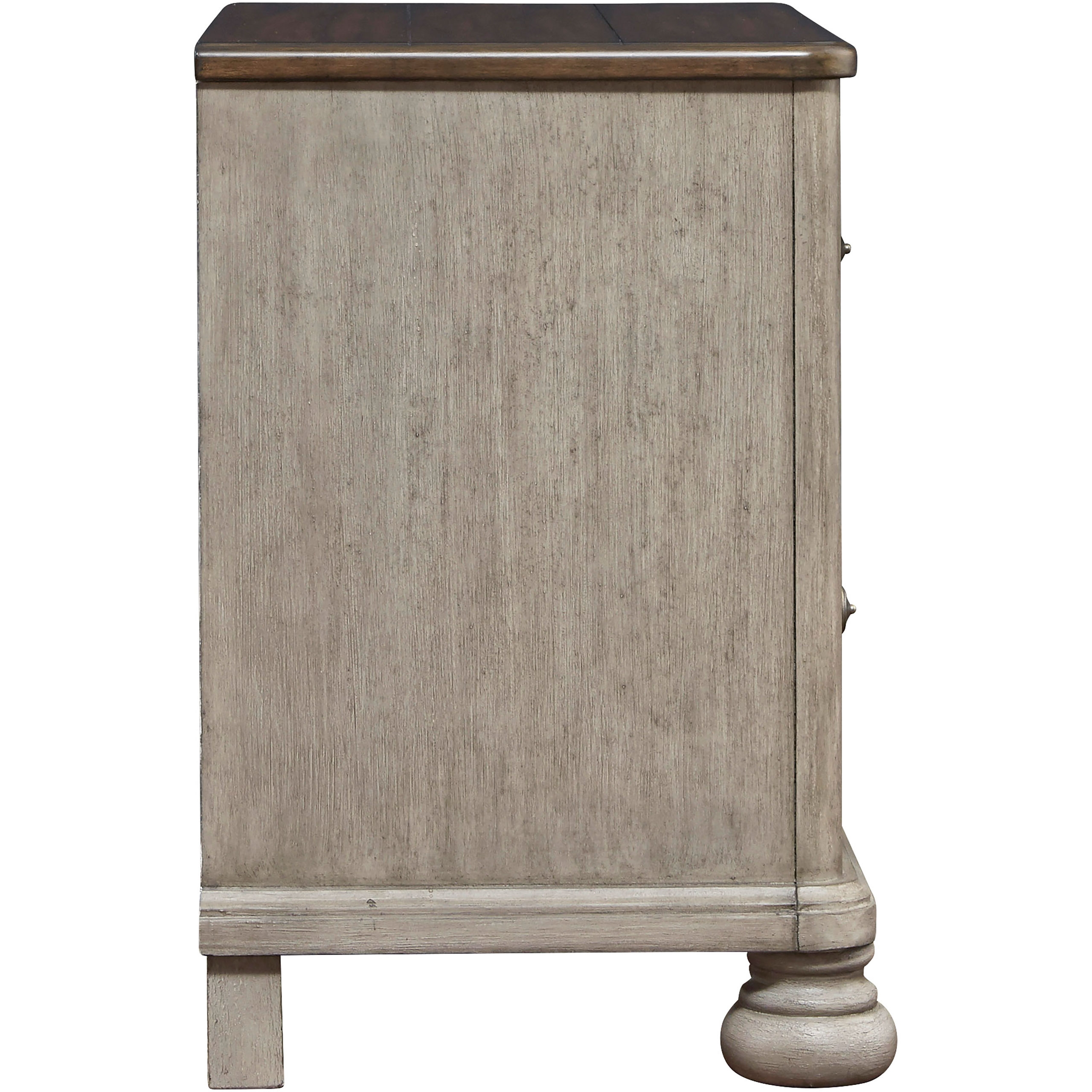 Ashley SM Falkhurst Wood 2-Drawer Nightstand