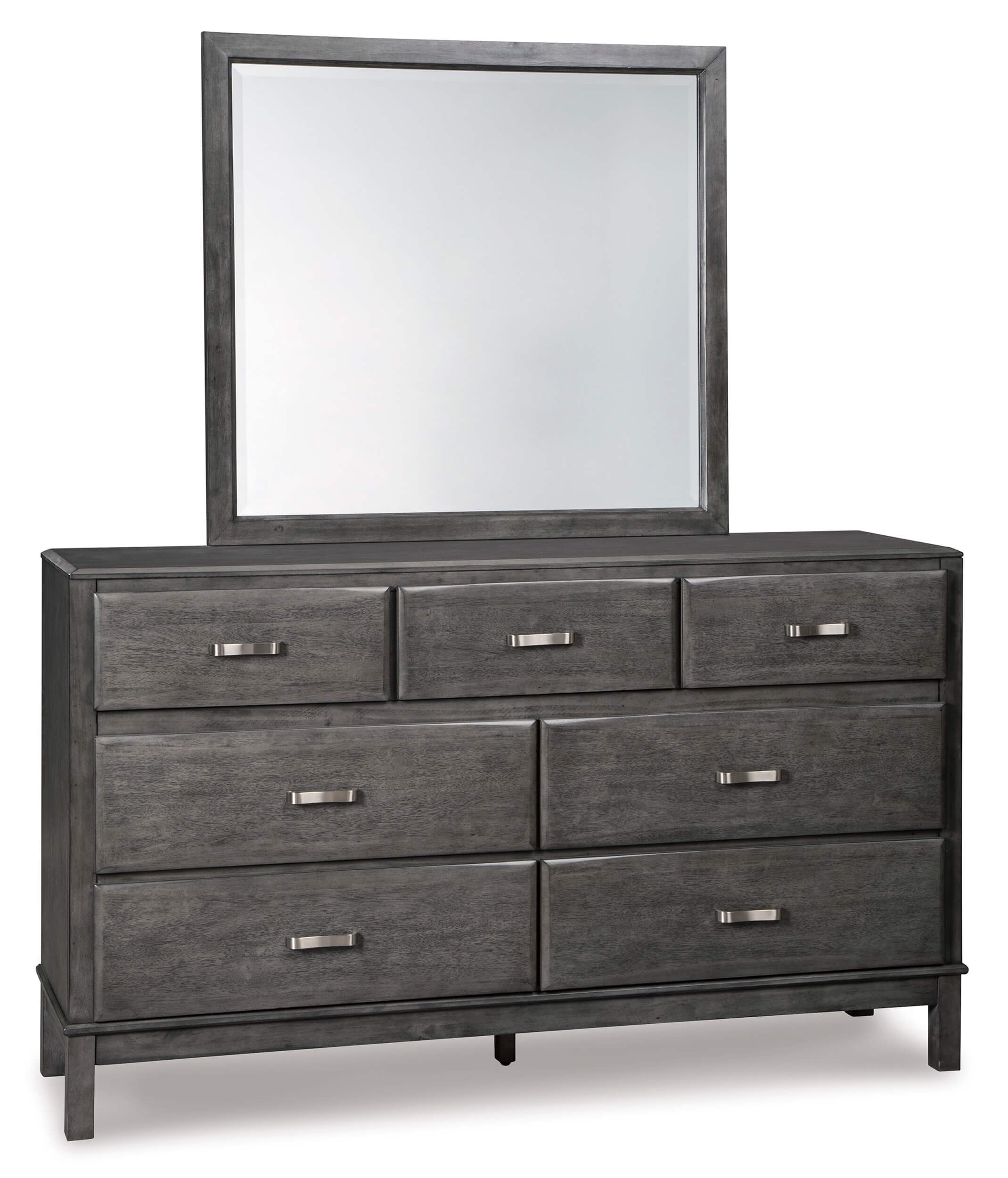 Caitbrook Wood Rectangular Bedroom Mirror