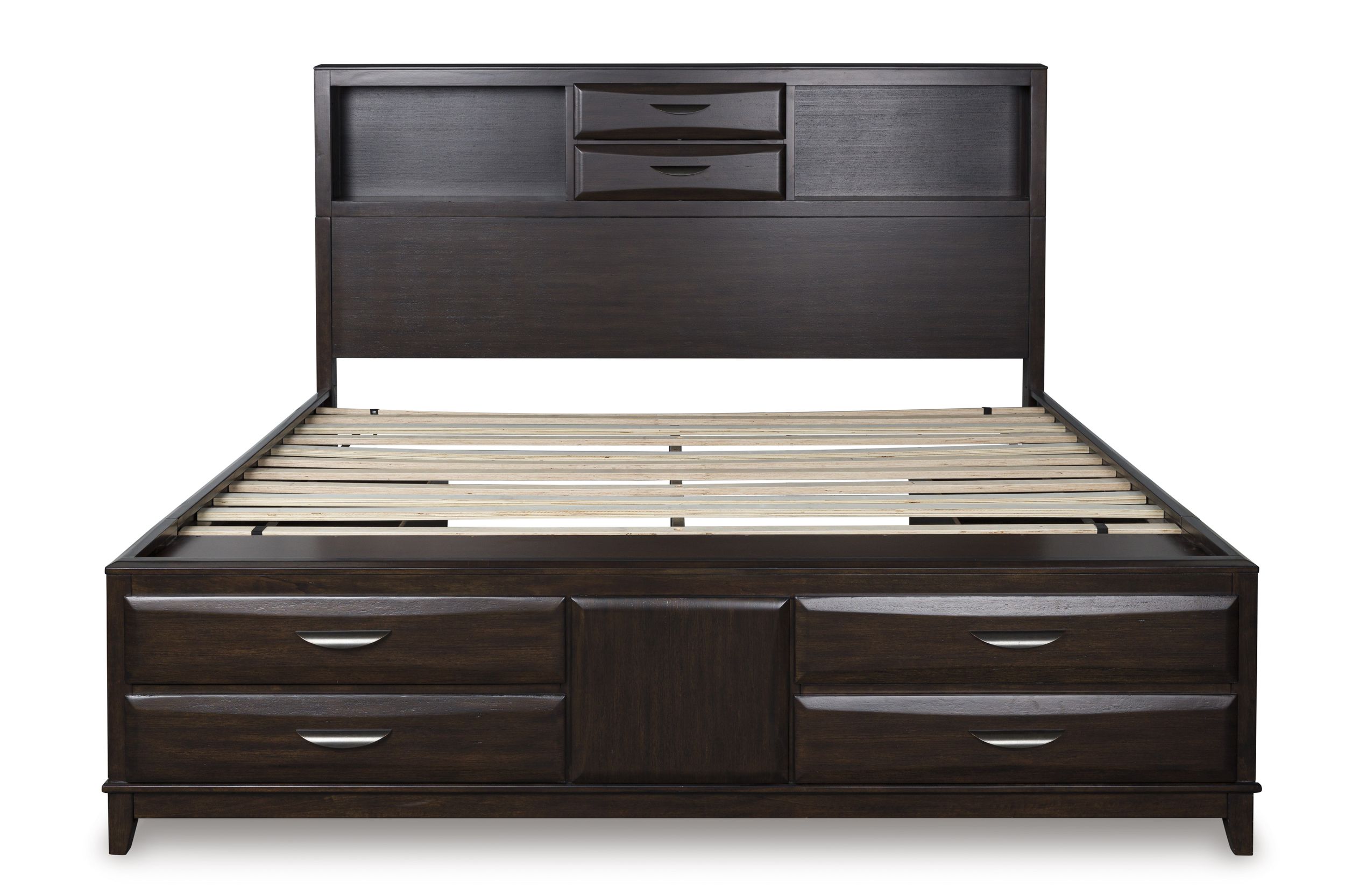 Vanmore Wood Platform Storage Bed, Full Size