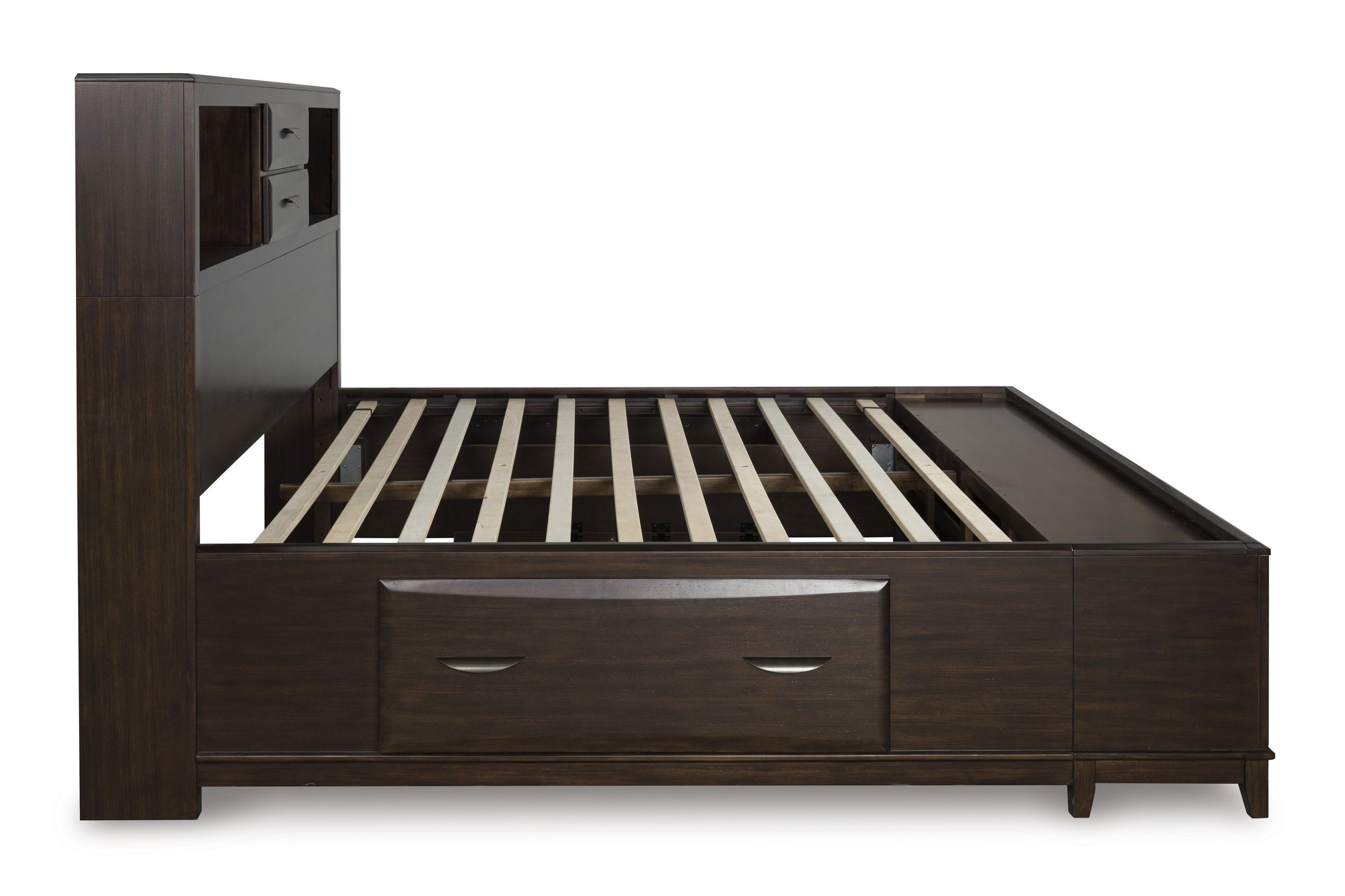 Vanmore Wood Platform Storage Bed, King Size