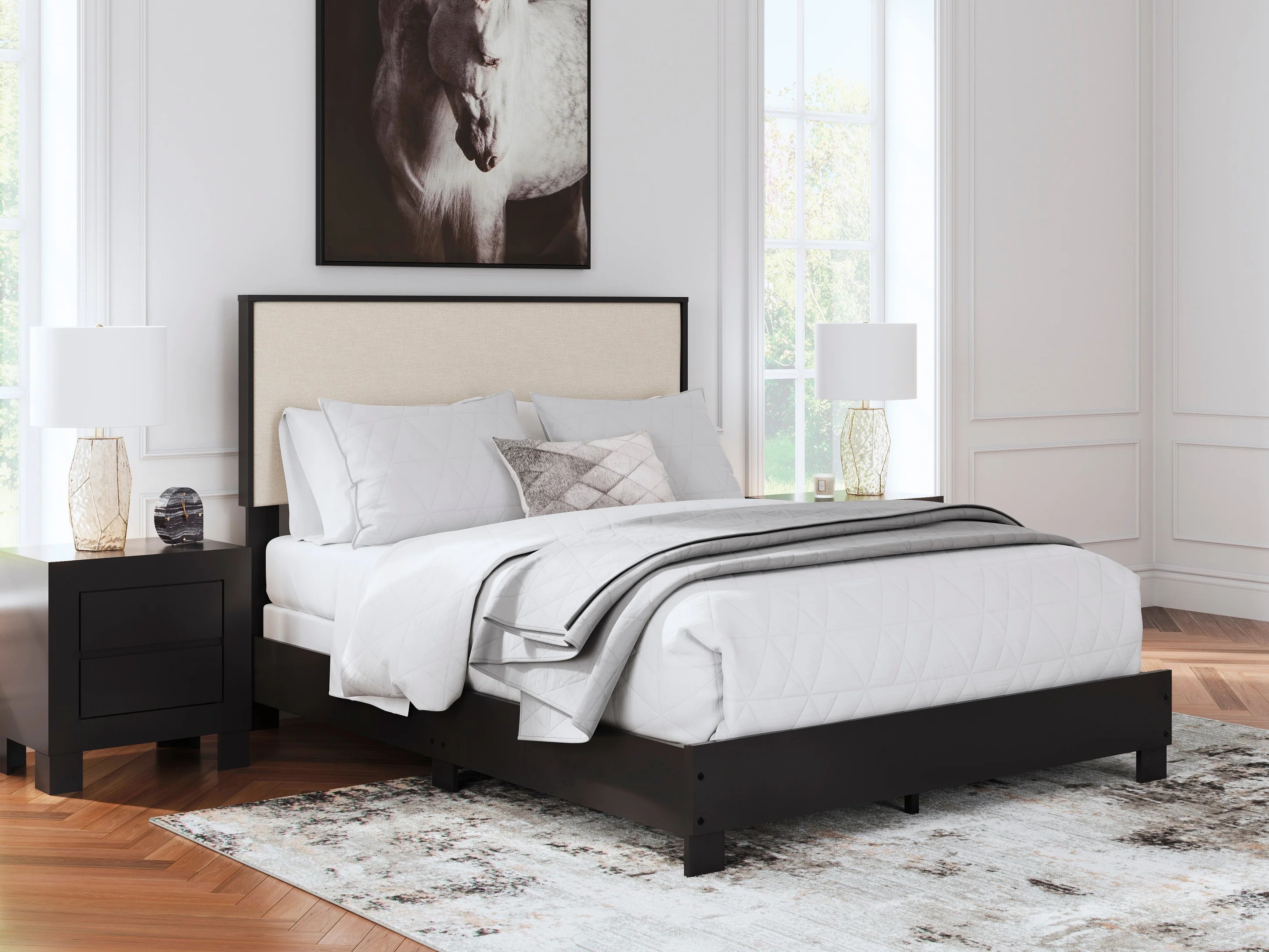 Kasteiner King Upholstered Bedroom