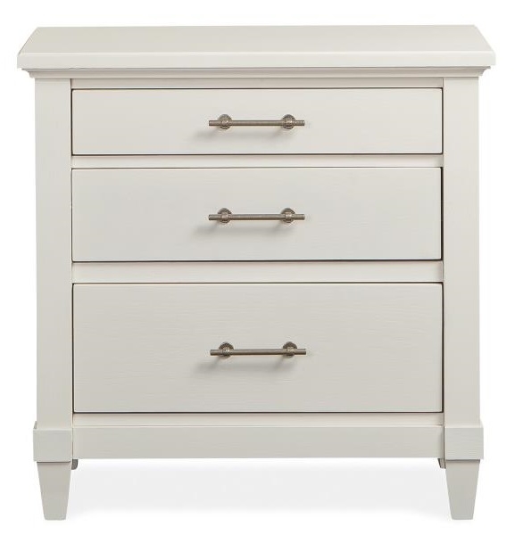 SM Lola Bay Wood Nightstand w/3 Drawers