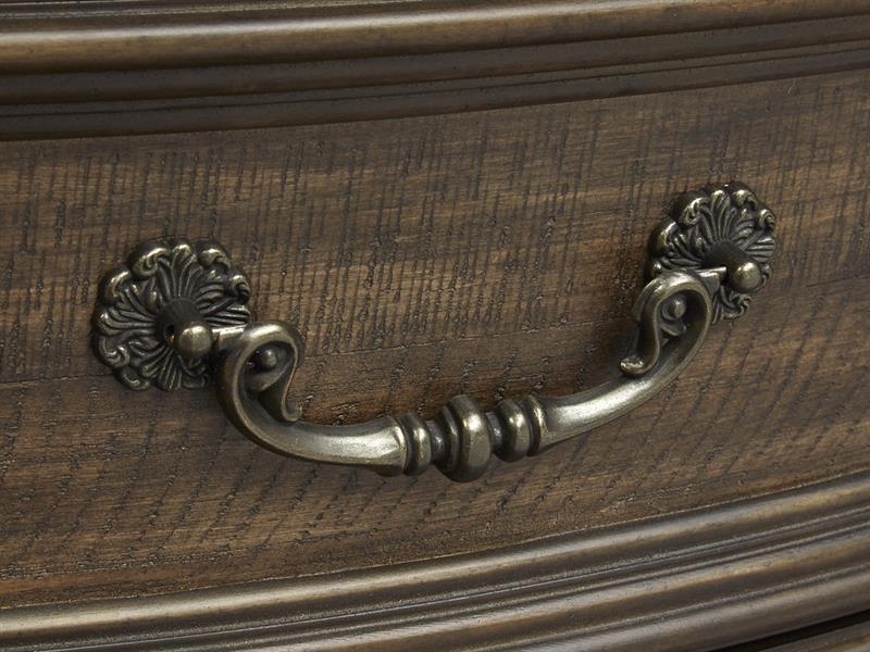 SM Durango Wood 3 Drawer Nightstand w/USB Charger