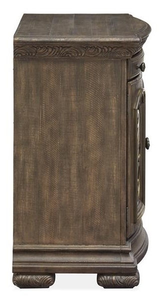 SM Durango Wood 2 Doors Bachelor Chest w/USB Charger