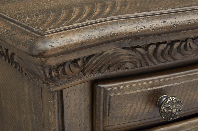 SM Durango Wood 2 Doors Bachelor Chest w/USB Charger