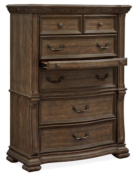 SM Durango Wood Chest w/6 Drawers