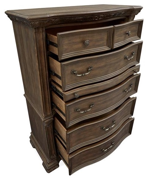 SM Durango Wood Chest w/6 Drawers