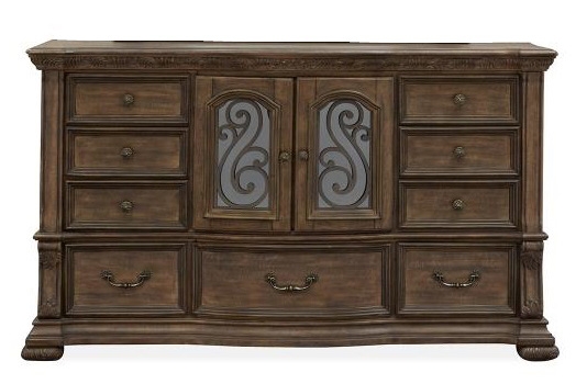 SM Durango Wood Dresser w/9 Drawers & 2 Doors