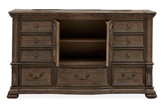 SM Durango Wood Dresser w/9 Drawers & 2 Doors