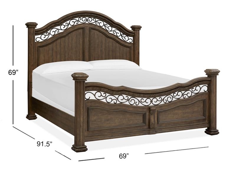 SM Durango Wood Panel Bed
