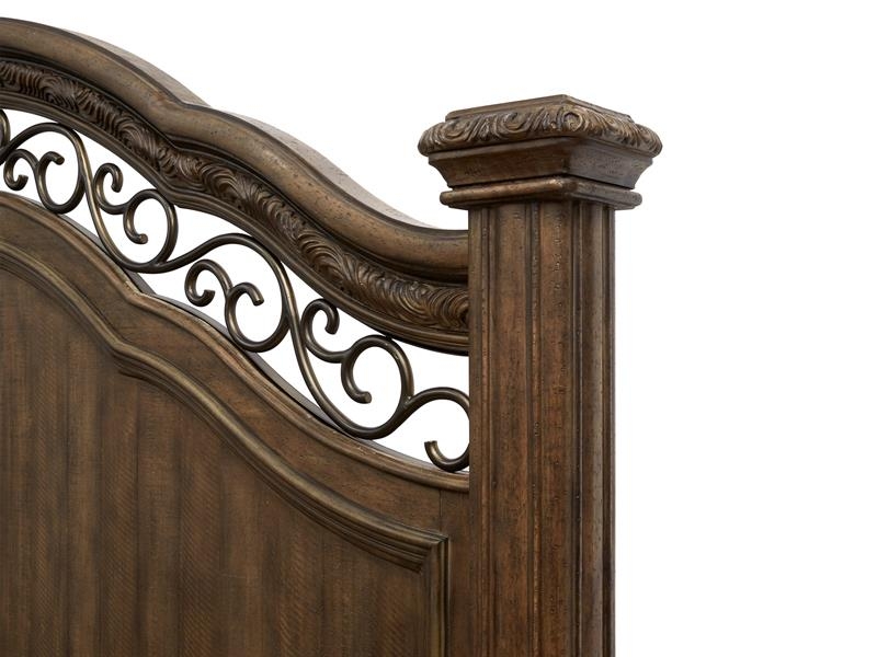 SM Durango Wood Panel Bed, King Size