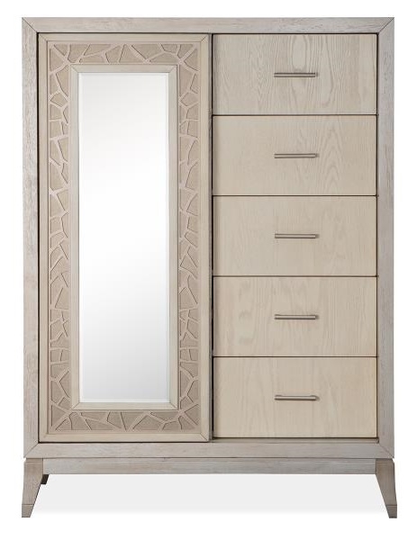 SM Lenox Wood Chest w/Door & 5 Drawers